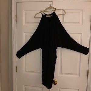Black Boston Proper cold shoulder mini dress